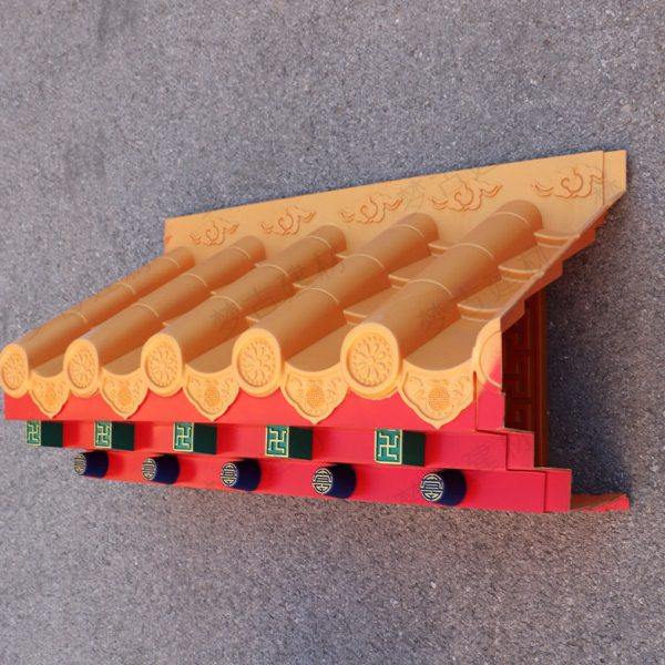 梦古金彩特大特厚免架子瓦青出于蓝树脂仿古中式一体彩绘装饰屋檐,基础建材,屋顶装饰瓦,淘宝优惠券,粉丝福利购,淘宝优惠卷