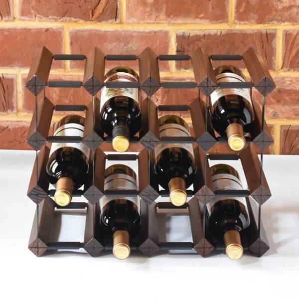 实木胡桃木色方格收纳酒窑酒格酒柜摆件葡萄酒格子展示架红酒架,收纳整理,红酒架,淘宝优惠券,粉丝福利购,淘宝优惠卷