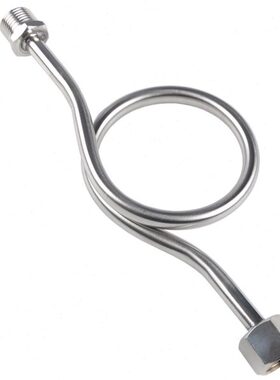 材M连接管缓冲器1.5316不锈钢压力表管 质*内丝缓冲1.5弯管M2014*