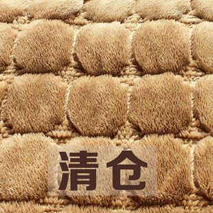 布艺沙发巾全棉防滑时尚沙发垫布艺冬季实木沙发垫法兰毛绒全盖绒