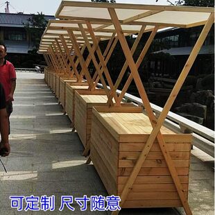 夜市摆摊摊位架集市展示架货车移动箱活动花车棚售折叠体木质户外