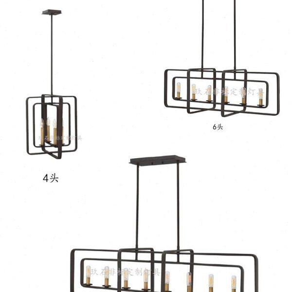 四吧台吊灯饭店前台酒吧工业风灯具玻璃复古店铺头餐厅咖啡北欧箱