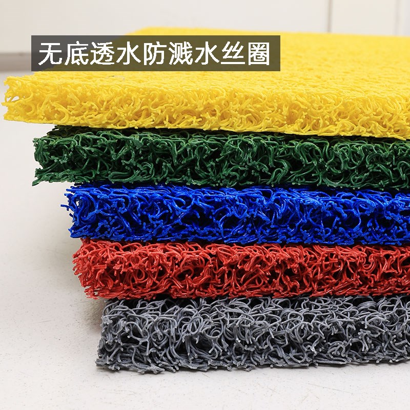 雨水防溅垫门外门口进门无底镂空透水丝圈地垫自由T裁剪窗台防溅