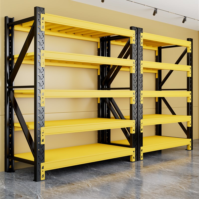 仓储重型货架置物架多层车v库仓库储物间收纳架家用超市快递货物