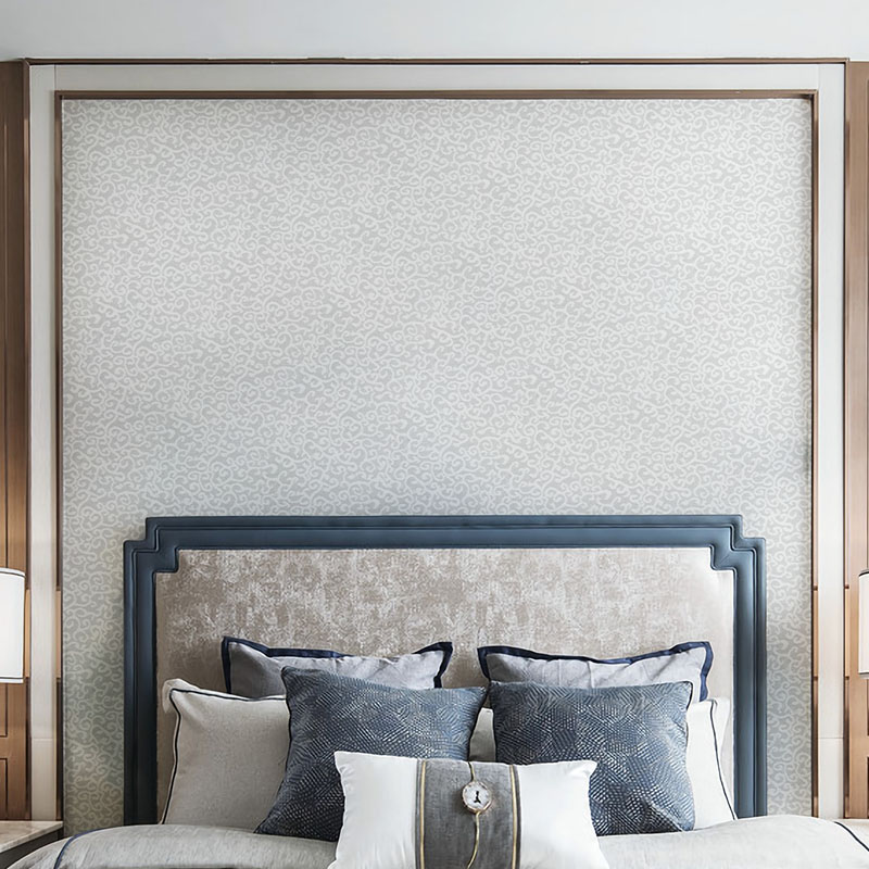 2023新款小提花加厚无缝墙布简约现代H防水客厅卧室防水壁布 花锦
