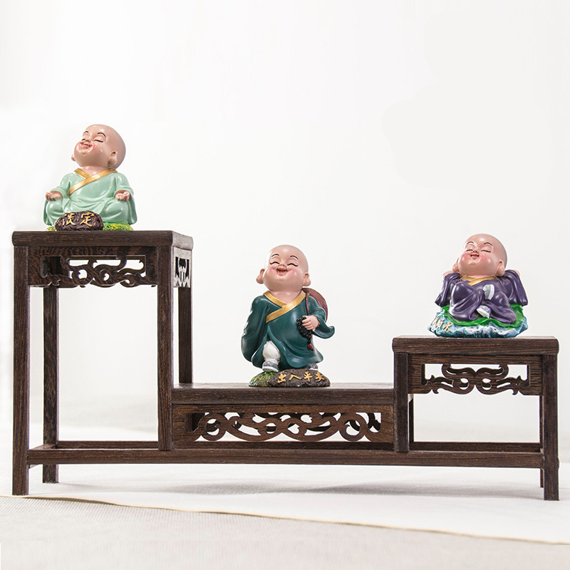 鸡翅木质明式博古架收纳架居家客厅红木展示架P仿古中式工艺品摆