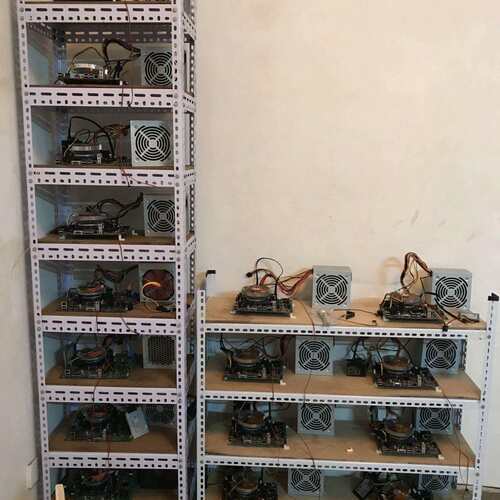 工作室电脑架裸机机箱架多开dnf搬砖主板显卡架多层主机架