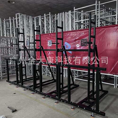 led单排屏背架 640×640mm模组钢架 显示屏背景架 可拼接室内外用