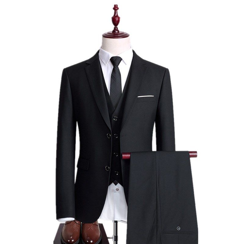 男士双纽扣休闲商务西装套装大码职业工装新郎结婚西服三件套男,男装,西服套装,淘宝优惠券,粉丝福利购,淘宝优惠卷