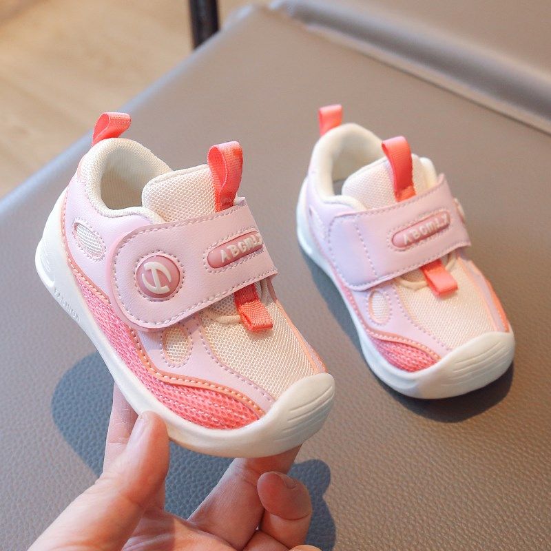 男宝宝女春季学步鞋男童0一13岁半春夏婴儿小白软底网面透气鞋子