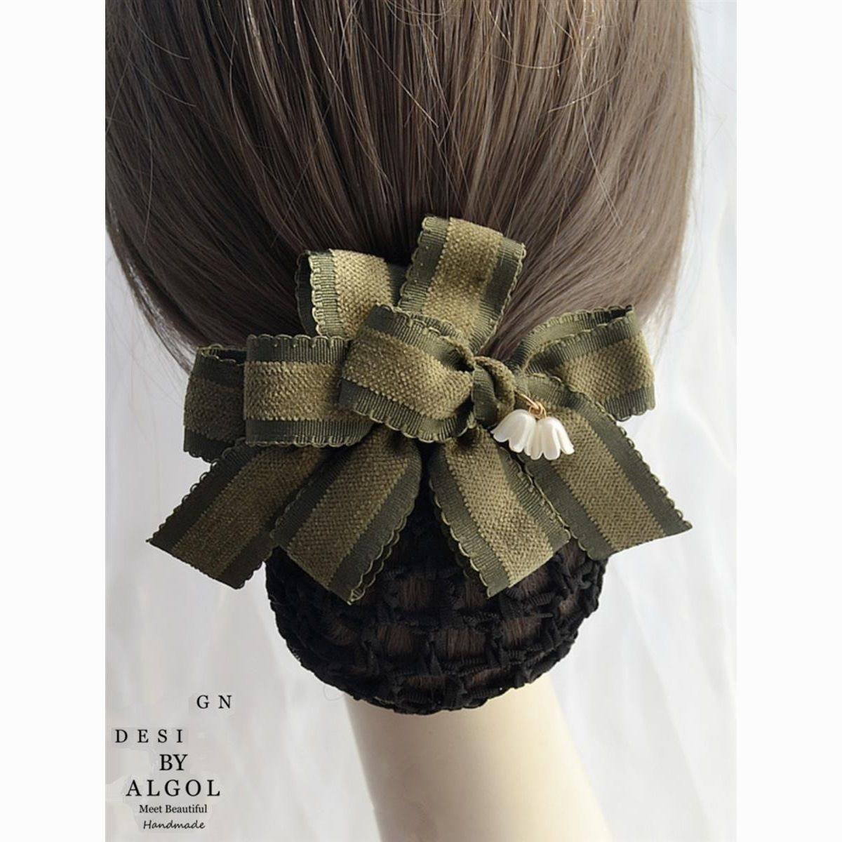 护士职业头花头发空姐银行盘发工作酒店蝴蝶结发网发夹网兜花朵,模玩/动漫/周边/娃圈三坑/桌游,lolita洛丽塔配饰小物/道具,淘宝优惠券,粉丝福利购,淘宝优惠卷