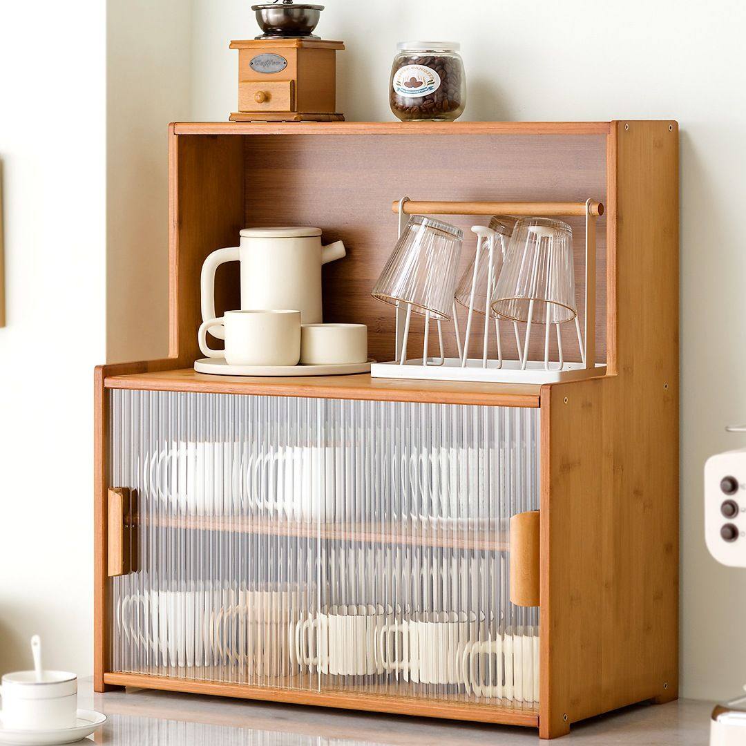 桌面收纳盒杯子收纳柜茶具展示柜子厨房水杯置物架杯架餐具储,住宅家具,餐边柜,淘宝优惠券,粉丝福利购,淘宝优惠卷