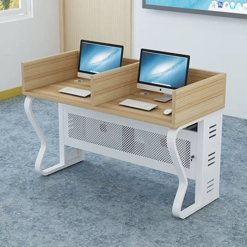 微机电脑桌台式电脑桌双人办公桌椅组合学校机房教室微机室可钉制,住宅家具,电脑桌,淘宝优惠券,粉丝福利购,淘宝优惠卷