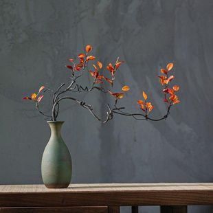 景德镇陶瓷新中式复古花瓶摆件客厅插花干花花器茶室禅意装饰品