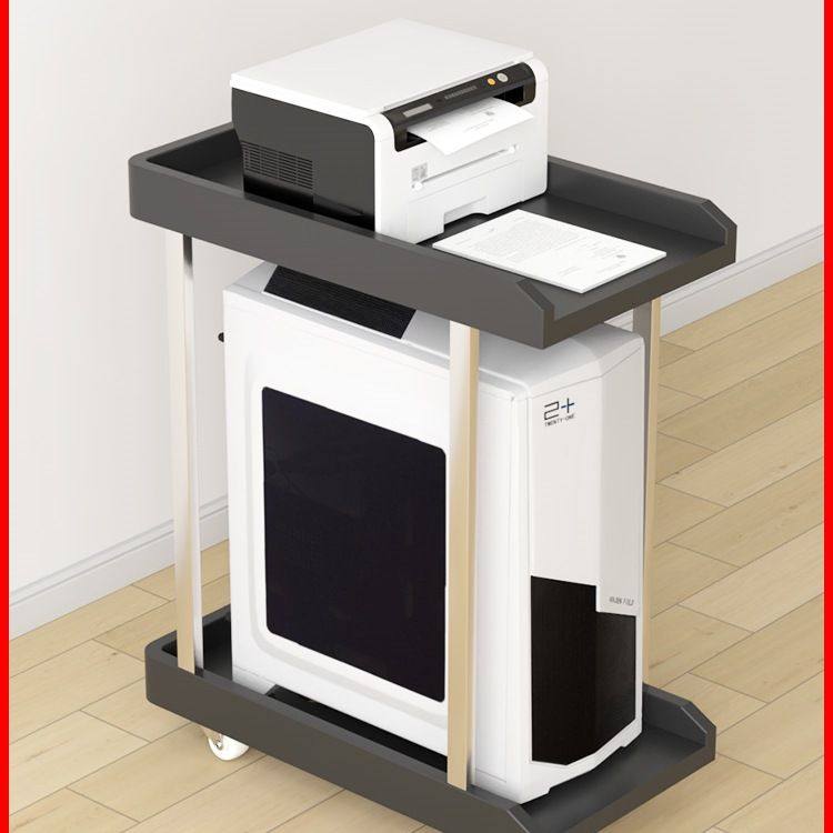 台式电脑主机托架移动带轮双层机箱置物架办公室桌下收纳架托盘盒,住宅家具,搁板/置物架/家用陈列架,淘宝优惠券,粉丝福利购,淘宝优惠卷