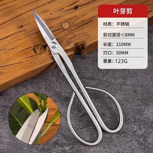 园艺剪刀盆景修剪叶芽剪修枝造型球节剪制作盆栽修剪专业工具