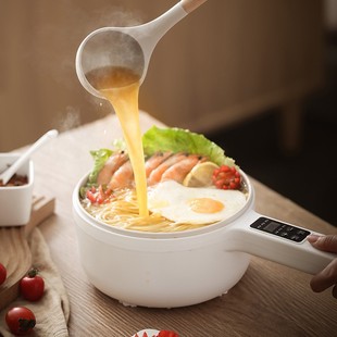 宝宝辅食锅电煮锅不粘锅煎煮一体煮泡面小锅婴儿小奶锅插电锅