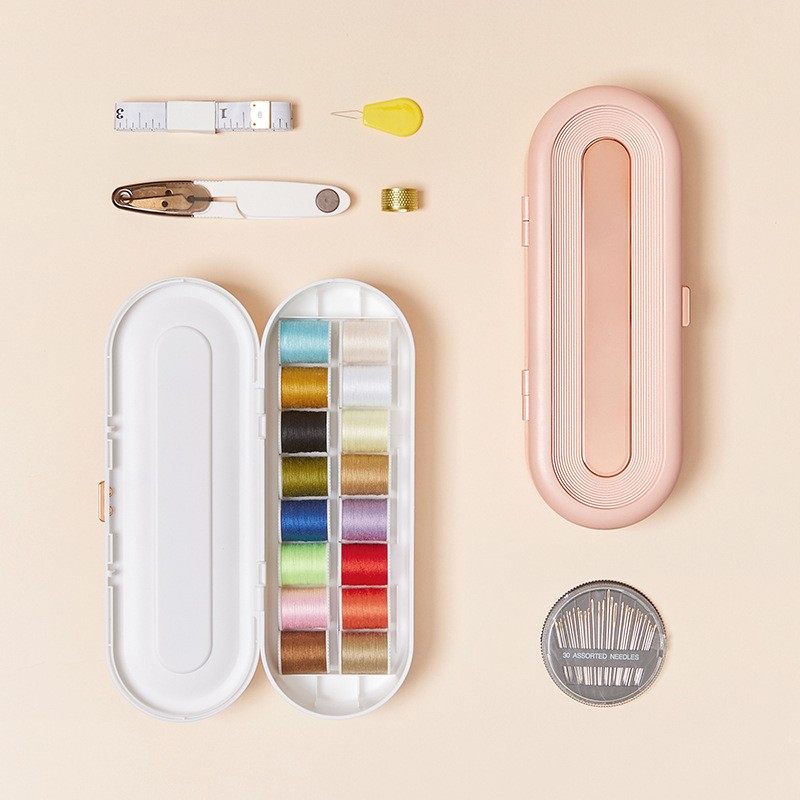 轻奢针线盒套装家用便携式手缝针线包学生宿舍多功能缝补线收纳盒,居家布艺,线盒,淘宝优惠券,粉丝福利购,淘宝优惠卷