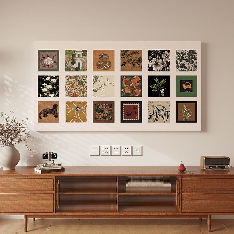 中古风电视机防尘罩轻奢高级感2025新款挂式液晶屏幕电视保护罩子