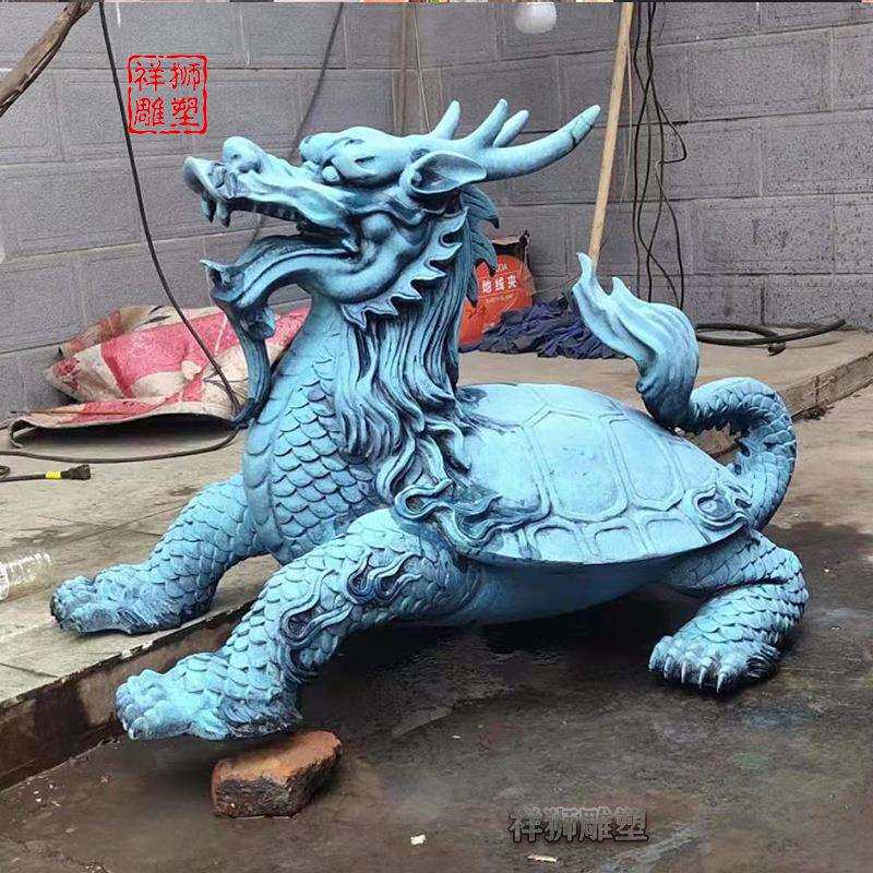 全铜四大神兽玄武龙头龟摆件装饰工艺品摆件厂家直销祥狮雕塑