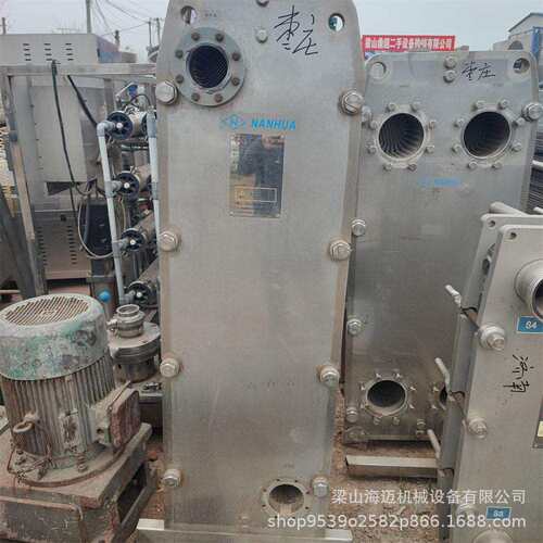 板式换热器304不锈钢水水油热交换工业热水交换器浴池锅炉散热器