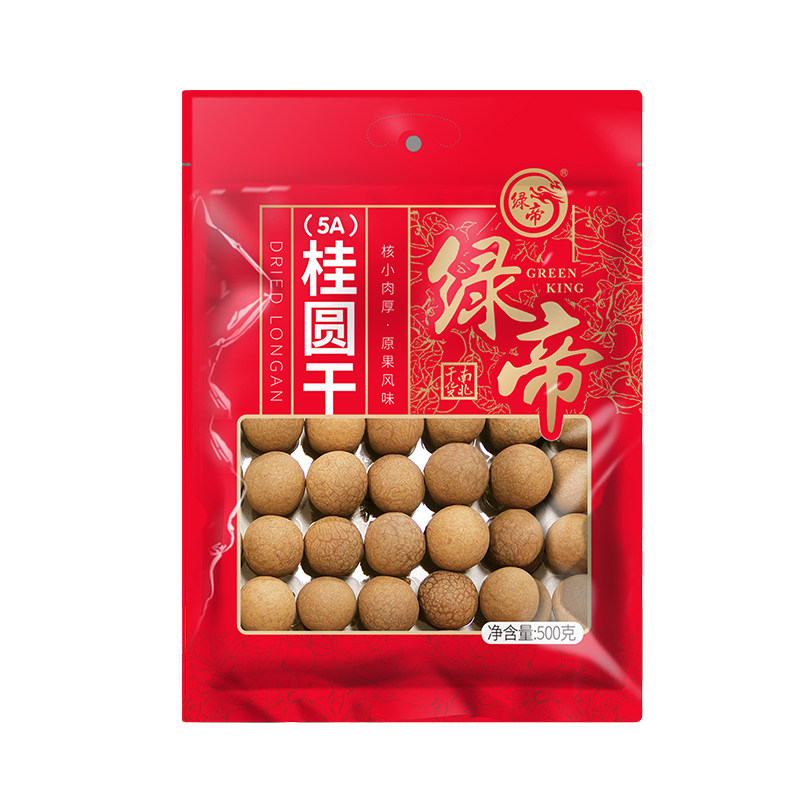 绿帝桂圆干500g龙眼干带壳煮粥煲汤泡水红枣莲子银耳羹食材干货