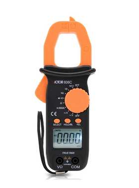 胜利钳形表VC606B交直流电流万用表数字钳形电工表