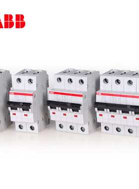 ABB微型断路器S200系列10kA空气开关1P+N K特性4A S201M-K4 NA