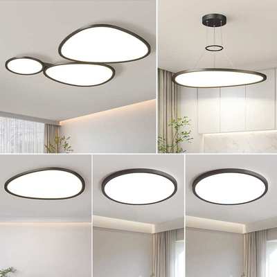 【哇噢】云朵灯主灯鹅卵石吸顶灯现代简约中山灯具全屋2025新款