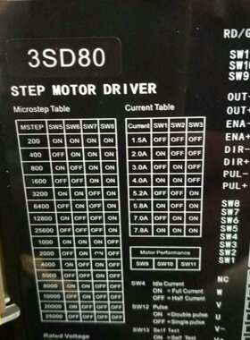 三相步进电机驱动器代替 鸣志3SR8和三相57 60步进控制器