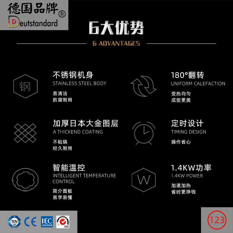 鸡蛋仔机商用台式电热鸡蛋仔器蛋仔机模具不粘锅小吃烘培设备热卖