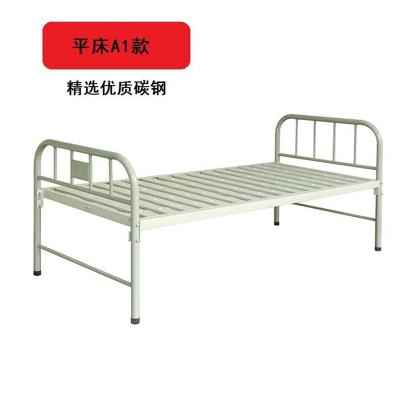 简易可拆卸床平板床平床稳定坚固金属床铁床头型板床家用工地