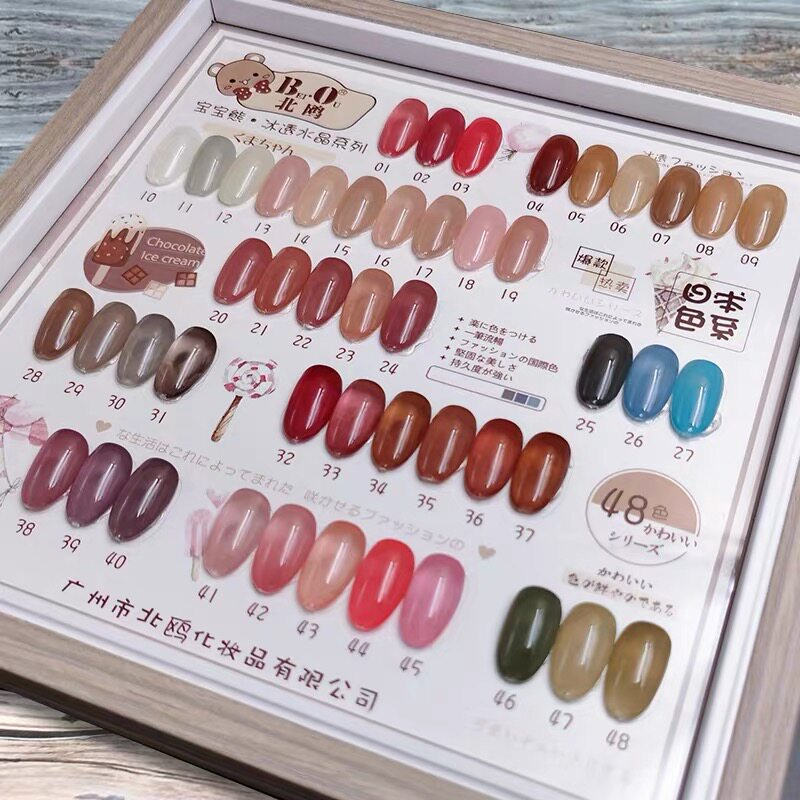 2020年北欧bo新款宝宝熊冰美甲工具