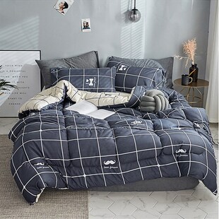 加厚保暖秋冬季被子冬被1.5米学生宿舍单人太空被芯1.8双人丝棉被