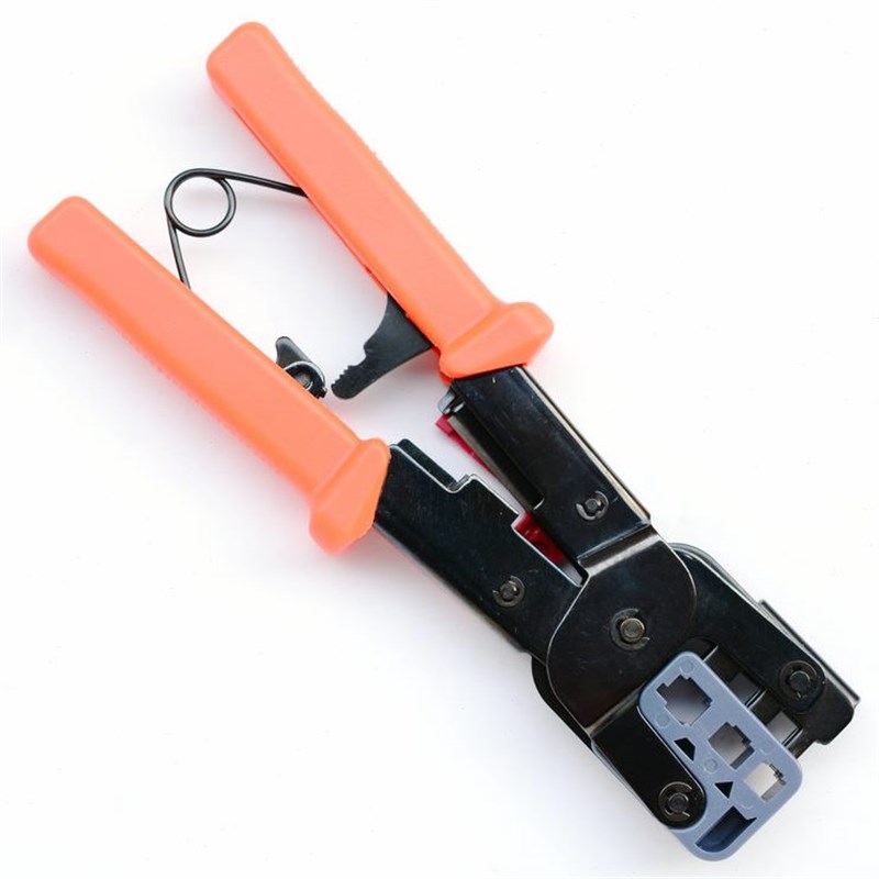 3压接钳RT 网线钳网络钳 1-3合棘轮O鹿飞 网络93多功能