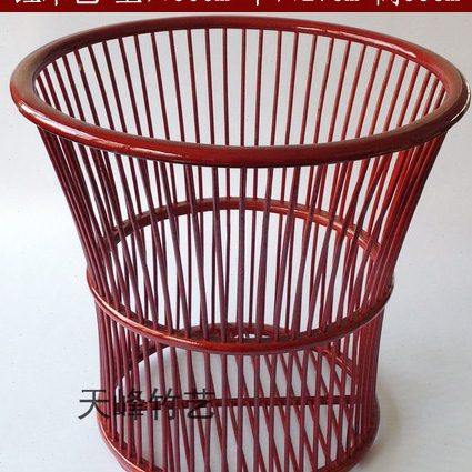 喇叭毛巾筐酒店布草框宾馆布草筐竹编收纳筐竹藤编收纳框收纳篮,收纳整理,脏衣篮,淘宝优惠券,粉丝福利购,淘宝优惠卷