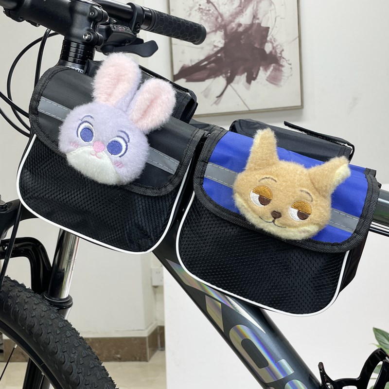 自行车包上管包可爱卡通公路车登山车前梁包手机大V容量收纳包挂