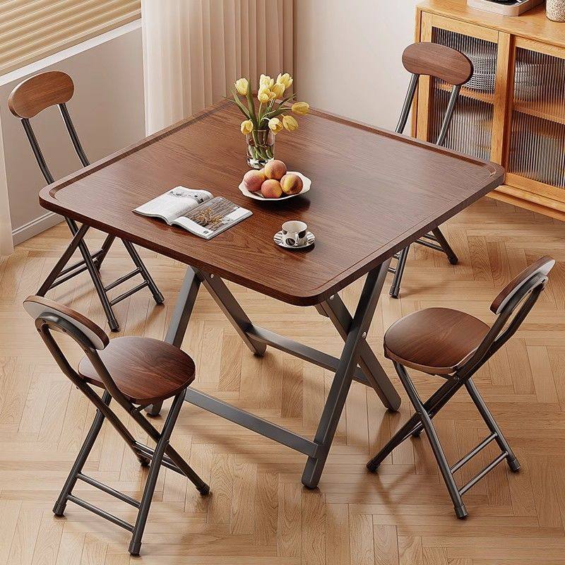 家用折叠麻将桌餐桌两用简易吃饭桌子小型麻将台手搓棋牌桌小方桌