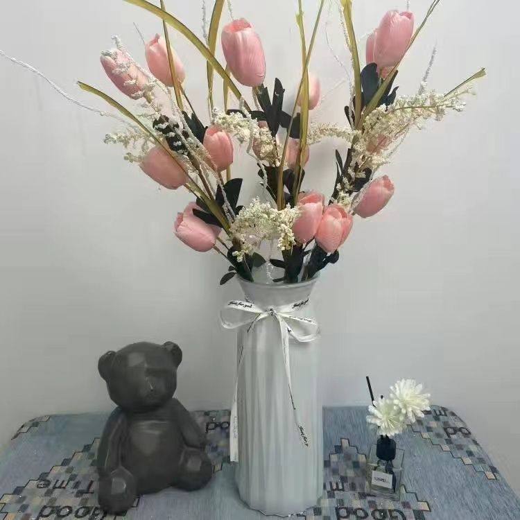 郁金香假花仿真花束摆件客厅桌面摆设装饰花家居餐桌花艺,鲜花速递/花卉仿真/绿植园艺,仿真花,淘宝优惠券,粉丝福利购,淘宝优惠卷