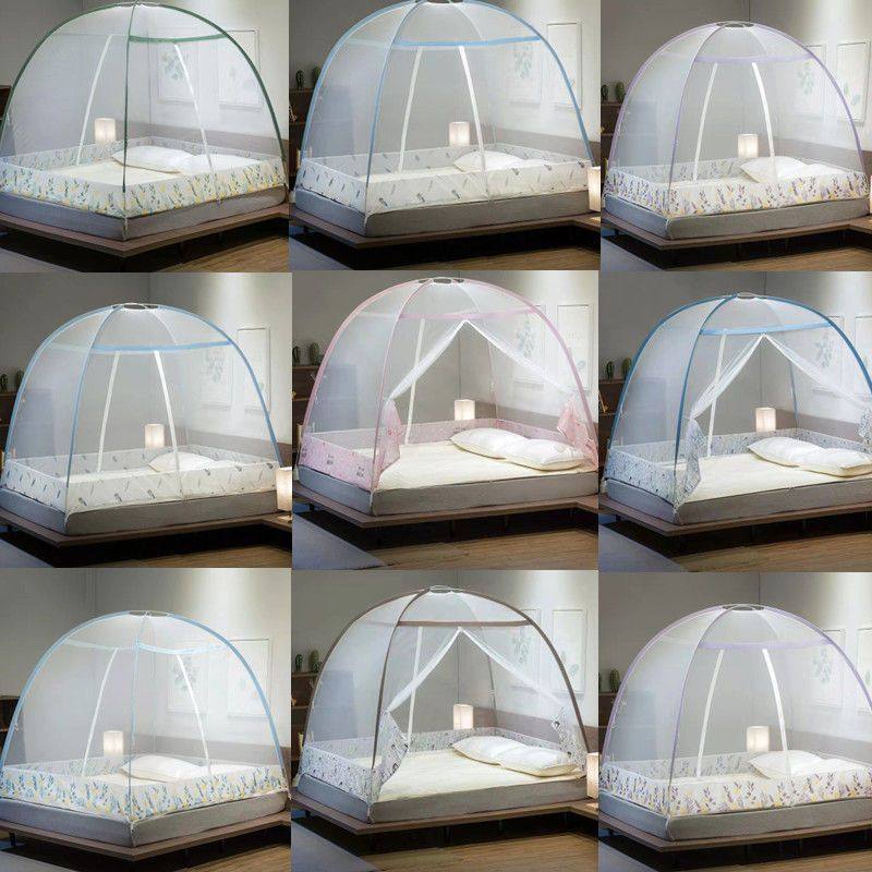 2025新款免安装蒙古包防蚊罩家用卧室蚊帐儿童床可折叠全包纹帐,收纳整理,餐桌罩,淘宝优惠券,粉丝福利购,淘宝优惠卷