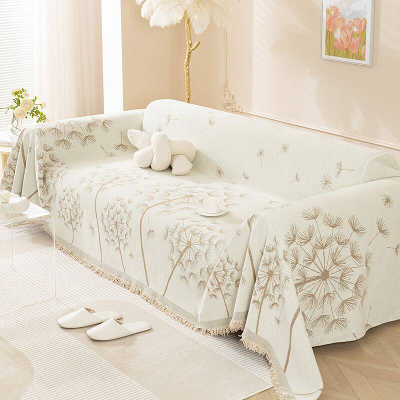 简约ins风懒人沙发盖布四季通用沙发巾全包万能沙发套罩沙发盖毯