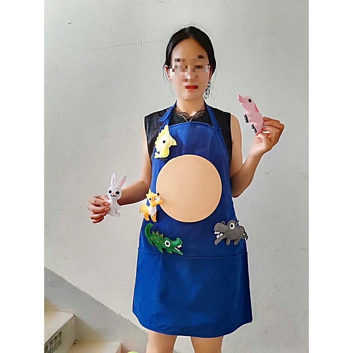 谁咬了我的大饼绘本围裙故事教具幼儿园表演出道具玩具,模玩/动漫/周边/娃圈三坑/桌游,节日/演出用头饰,淘宝优惠券,粉丝福利购,淘宝优惠卷