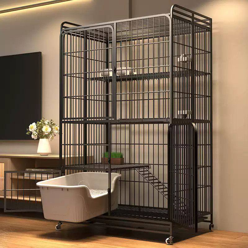 猫笼子家用室内自由空间带厕所一体猫砂盆猫别墅折叠猫咪屋舍,宠物/宠物食品及用品,猫笼子/猫别墅,淘宝优惠券,粉丝福利购,淘宝优惠卷