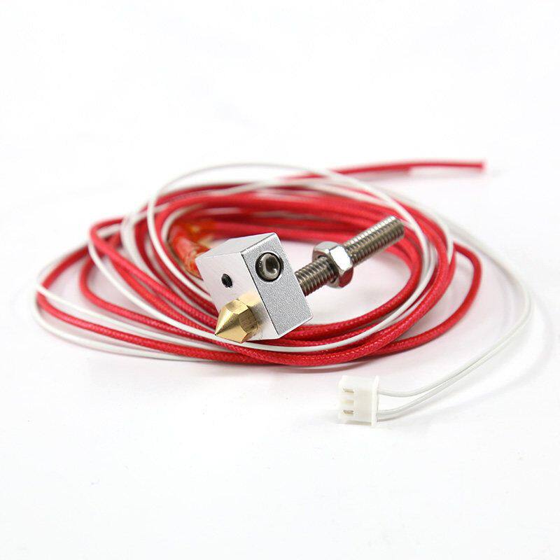 Anet A6 A8 E12 MK8热端挤喉管12V24v 40W，用于DIY 3D打印机零件
