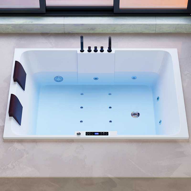 双人嵌入式浴缸智能恒温加热缸亚克力家用成人轻奢高档水疗按摩缸