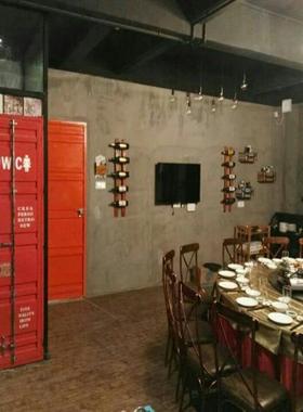 铁艺集装箱门复古做旧餐厅kvt装饰铁门美式创意loft工业风大门