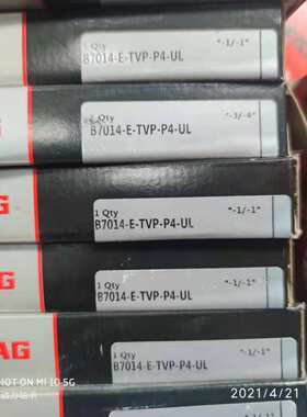 FAG B7212-C-T-P4S-UL 德国进口轴承 B 7211 7210 7209 7208 7207