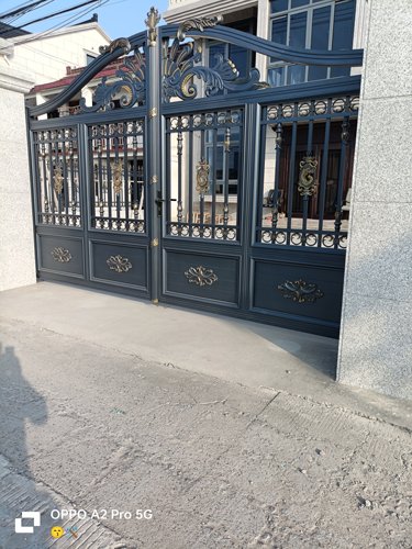 铝合金庭院门铝艺别墅大门农村自建房院子门电动门花园门