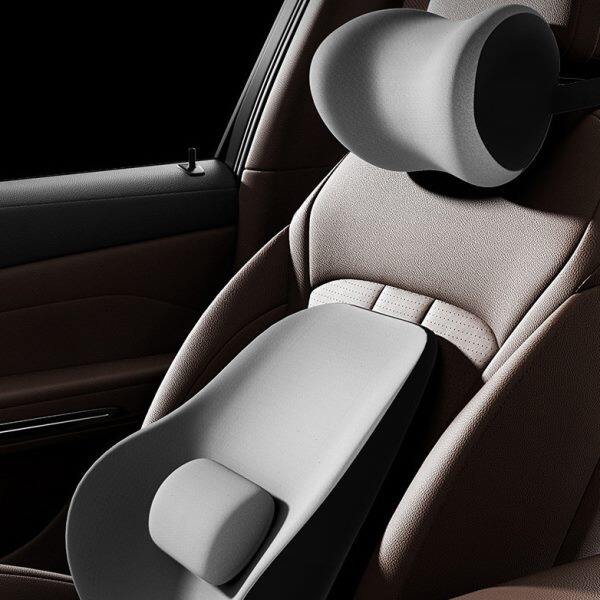 护颈家用托电动背久坐护腰垫车载头枕腰靠汽车用腰按摩座椅可调椎