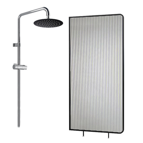 澡堂淋浴间防水隔断挡板墙公共厕所小便池斗卫生间浴室玻璃隔断板